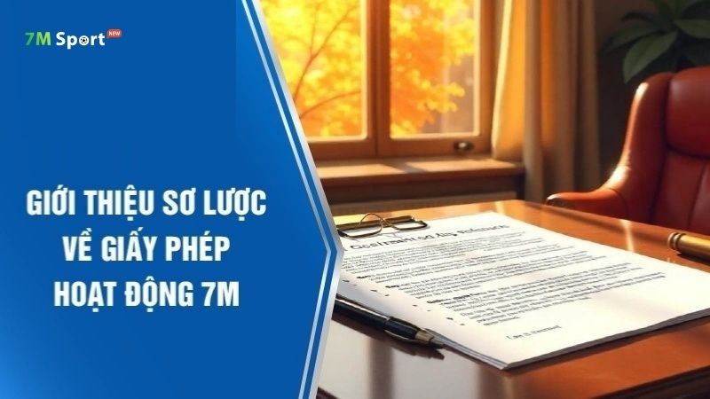 Giấy phép hoạt động của 7M Giấy phép hoạt động của 7M