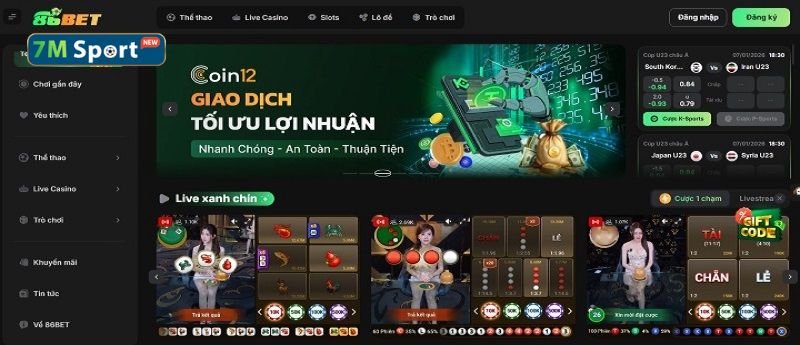 86Bet được nhiều cược thủ lựa chọn nhờ tốc độ truy cập nhanh chóng 86Bet được nhiều cược thủ lựa chọn nhờ tốc độ truy cập nhanh chóng