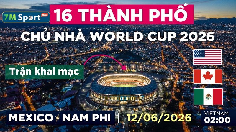 Chủ nhà World Cup 2026 là sự kết hợp ba cường quốc Bắc Mỹ Chủ nhà World Cup 2026 là sự kết hợp ba cường quốc Bắc Mỹ