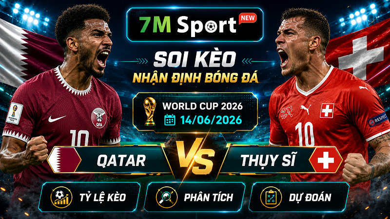 Đội hình dự kiến trước trận Qatar vs Thụy Sĩ