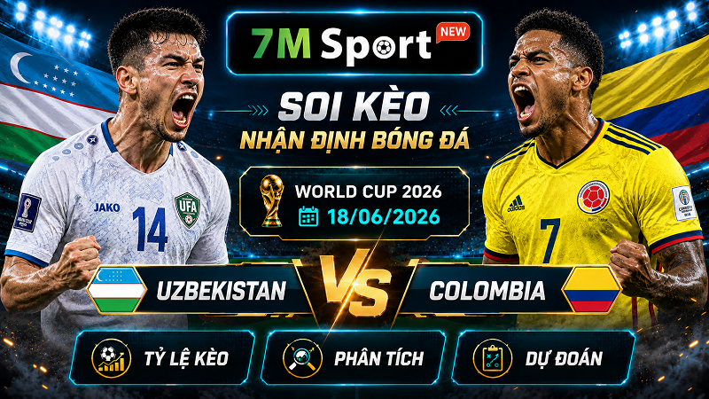 Đội hình dự kiến trước trận Uzbekistan vs Colombia Đội hình dự kiến trước trận Uzbekistan vs Colombia